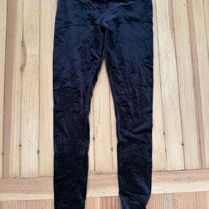Athleta Black Velvet Leggings